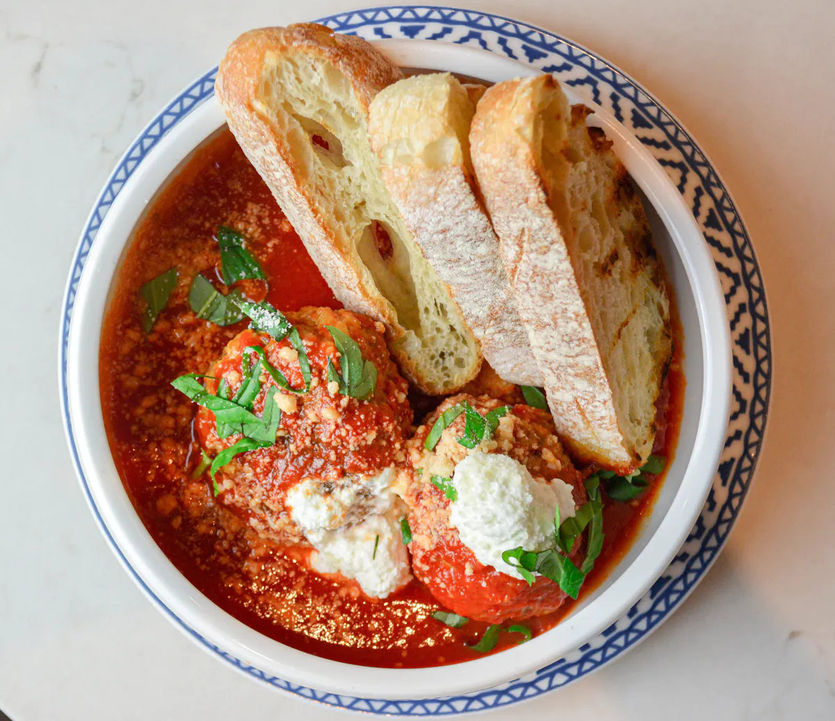 a bowl of food on a plate