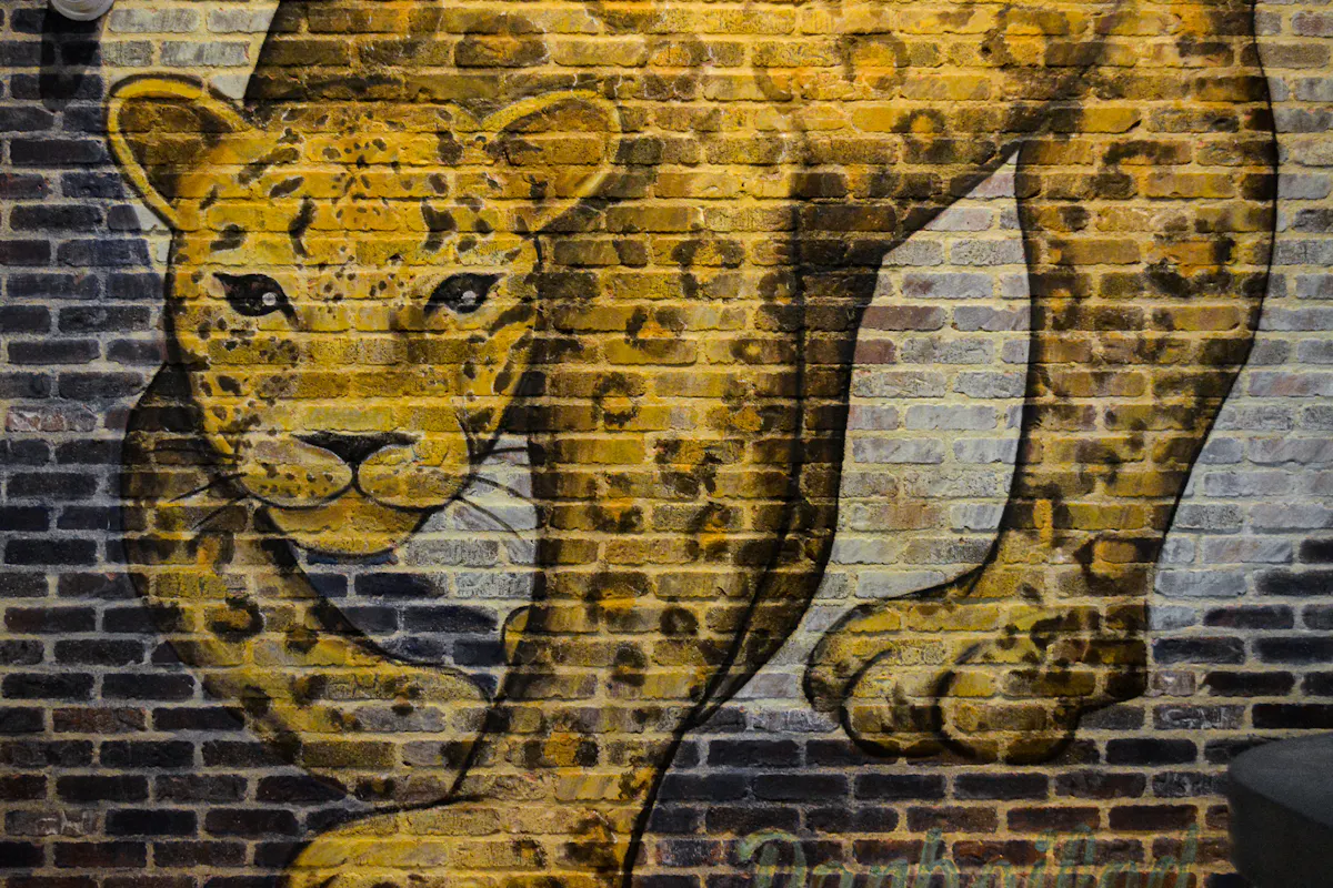 a close up of a brick wall