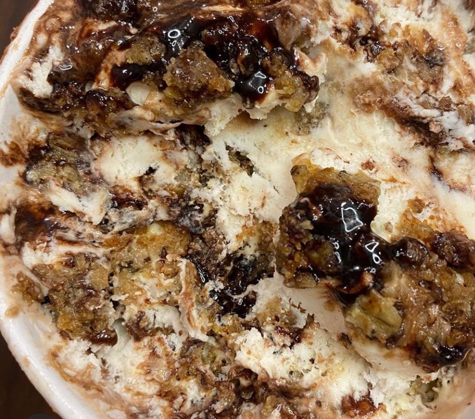 a close up of food