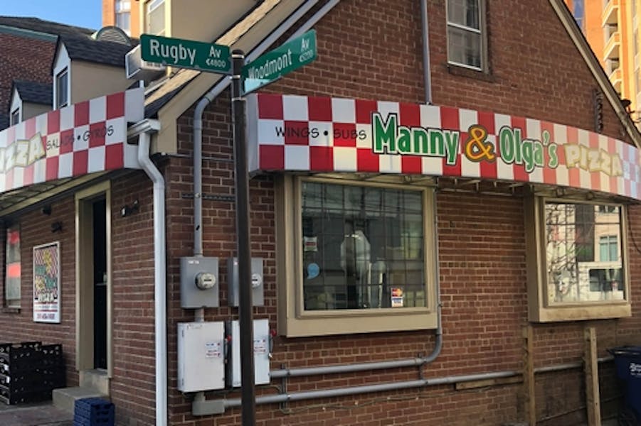 Pizza Bethesda, Delivery , Takeout, Lunch, Woodmont Ave,