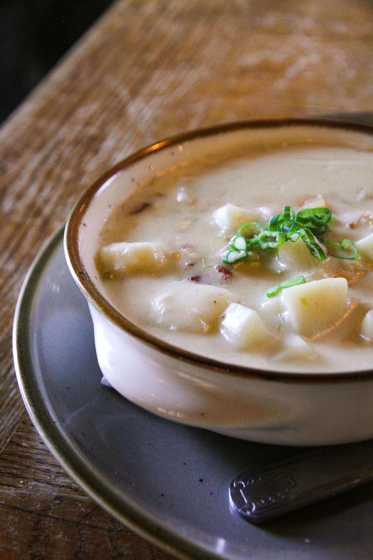 a bowl of food on a plate
