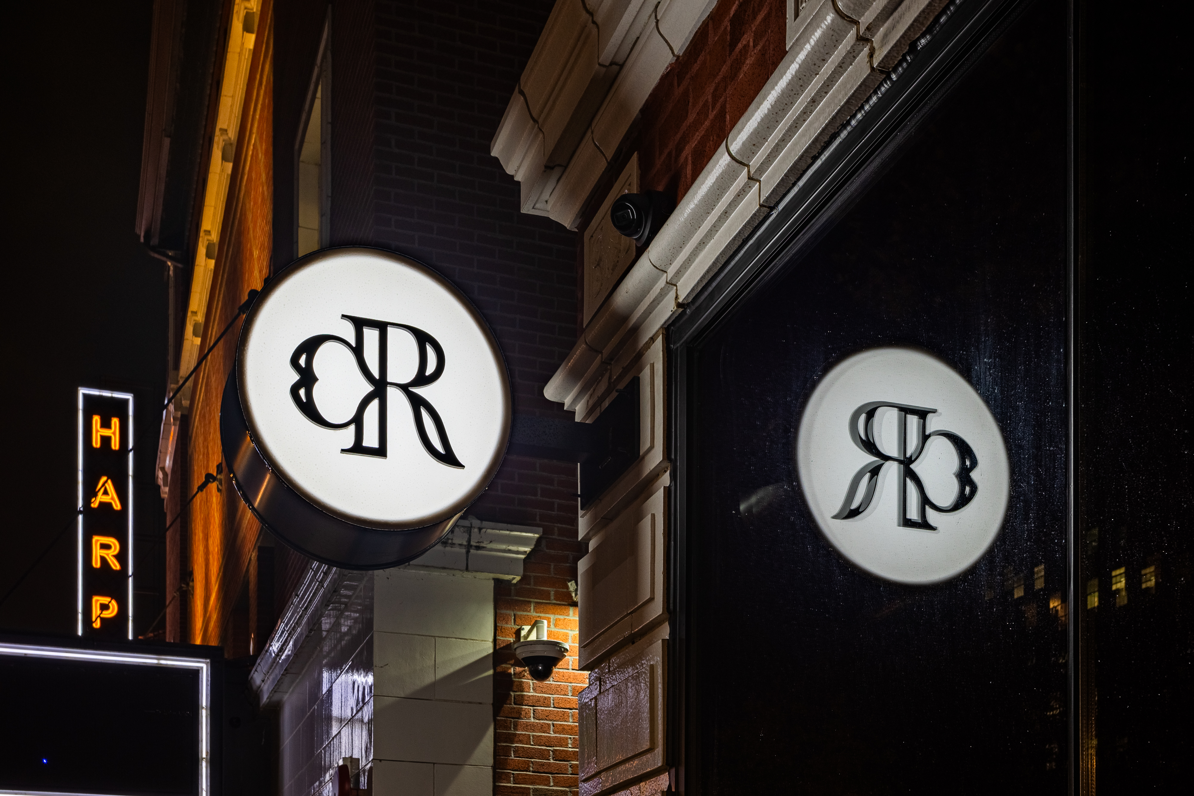 a sign on the side of a building