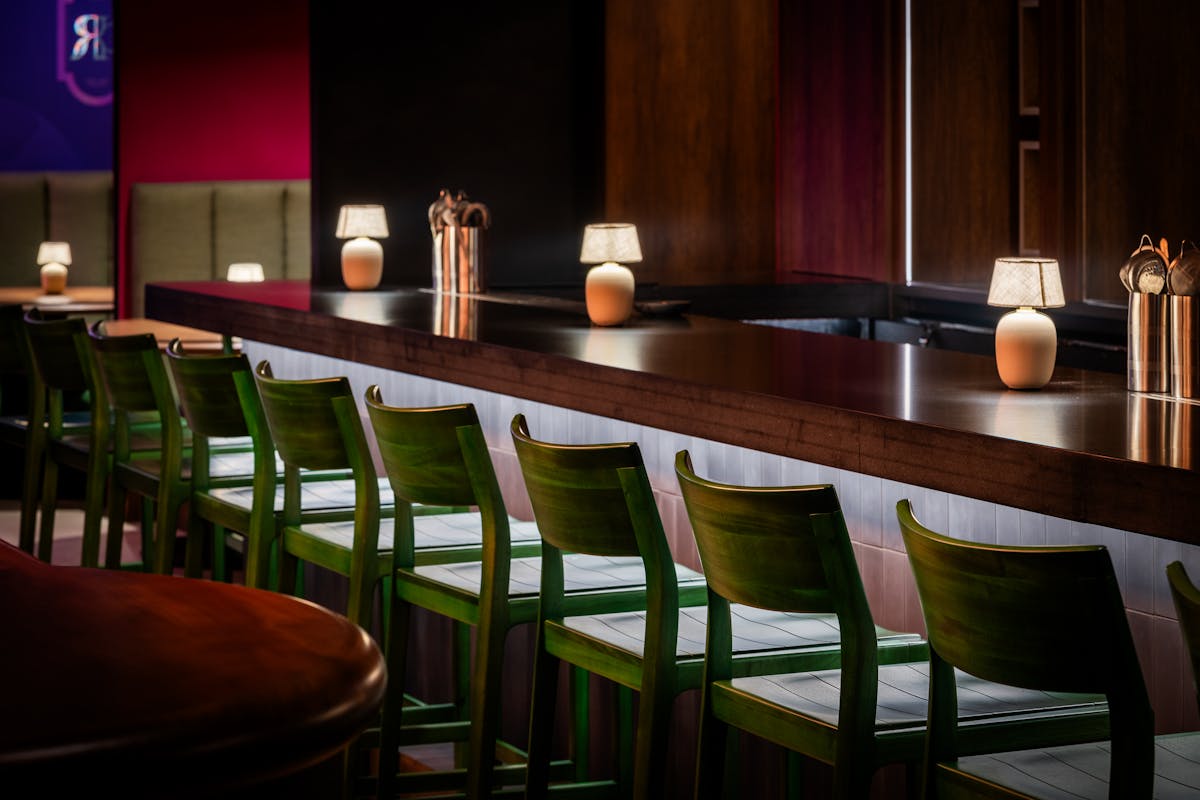 a dining room table