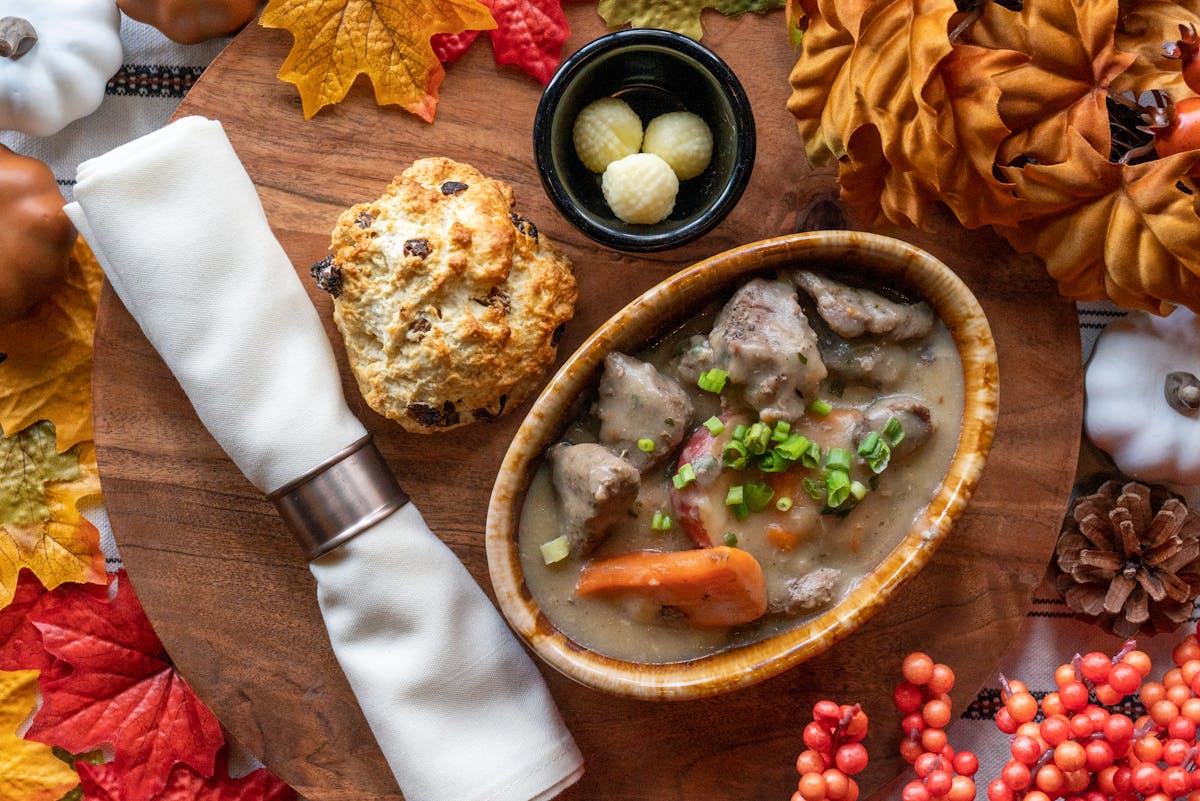 a table topped with different types of food
