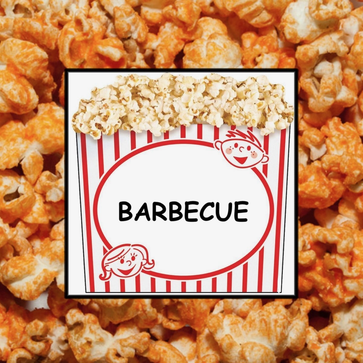 a bunch of food is on display