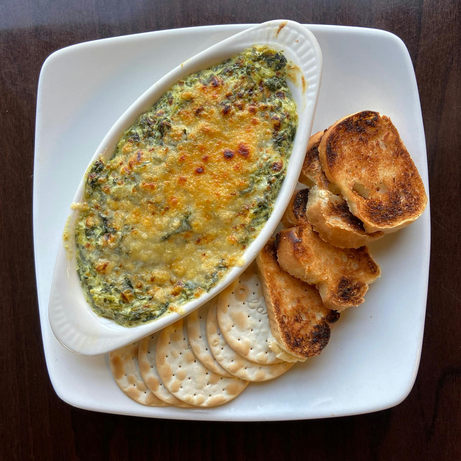 a tray of food on a plate