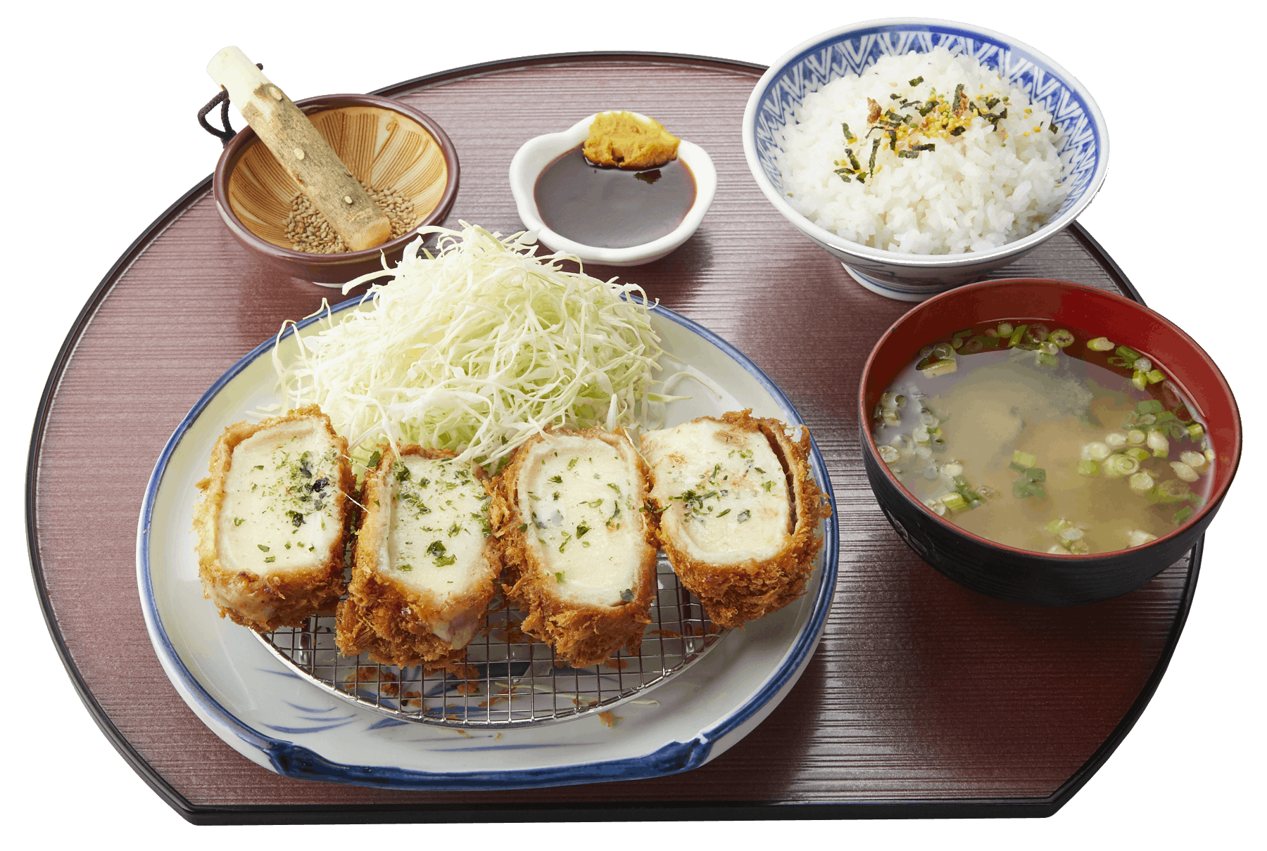 a plate of food on a table