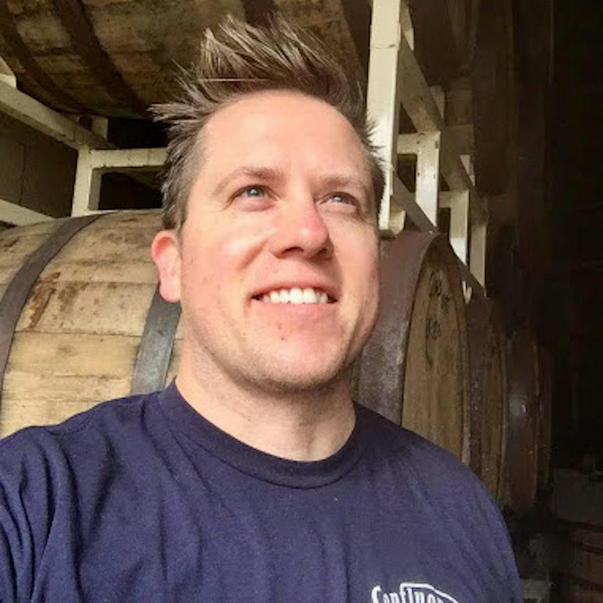 a man smiling for the camera