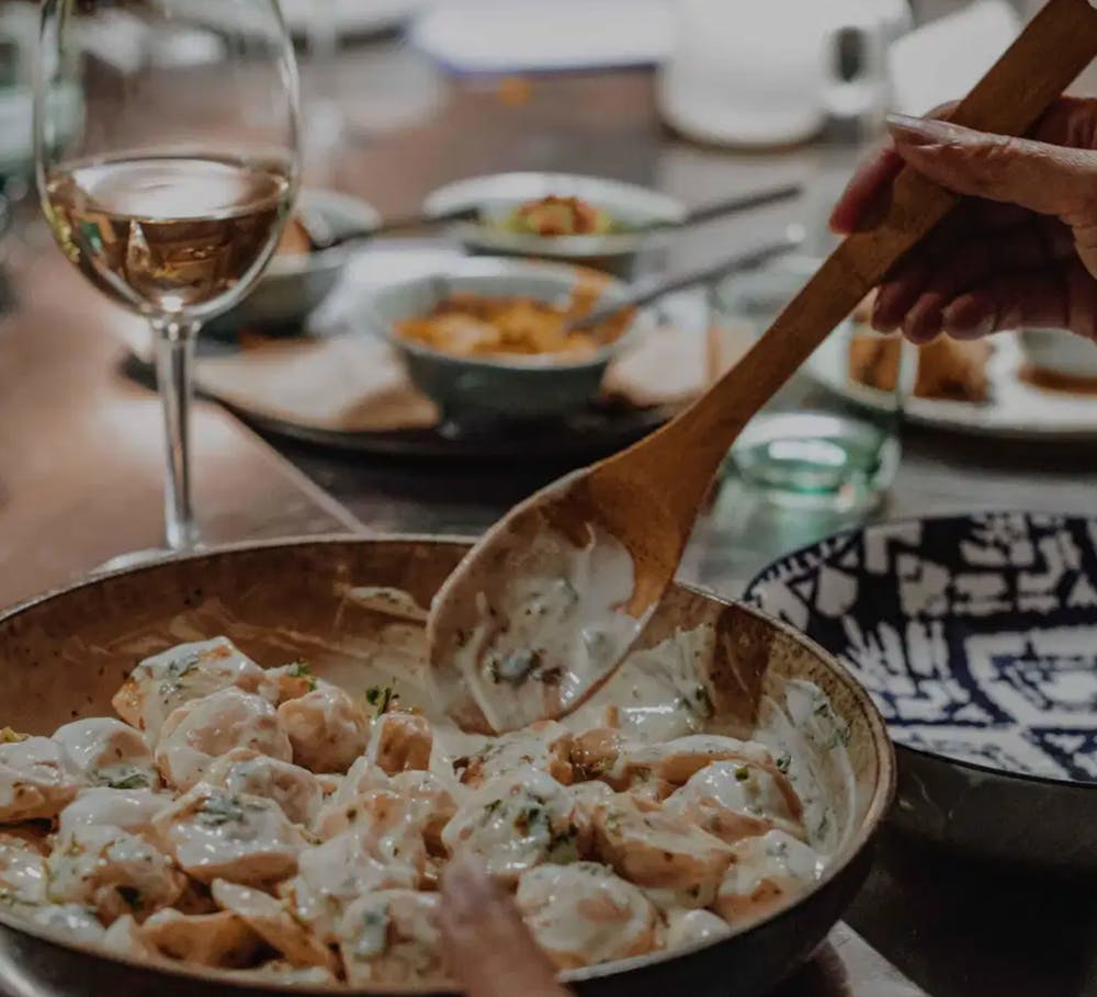 Flexible catering setup