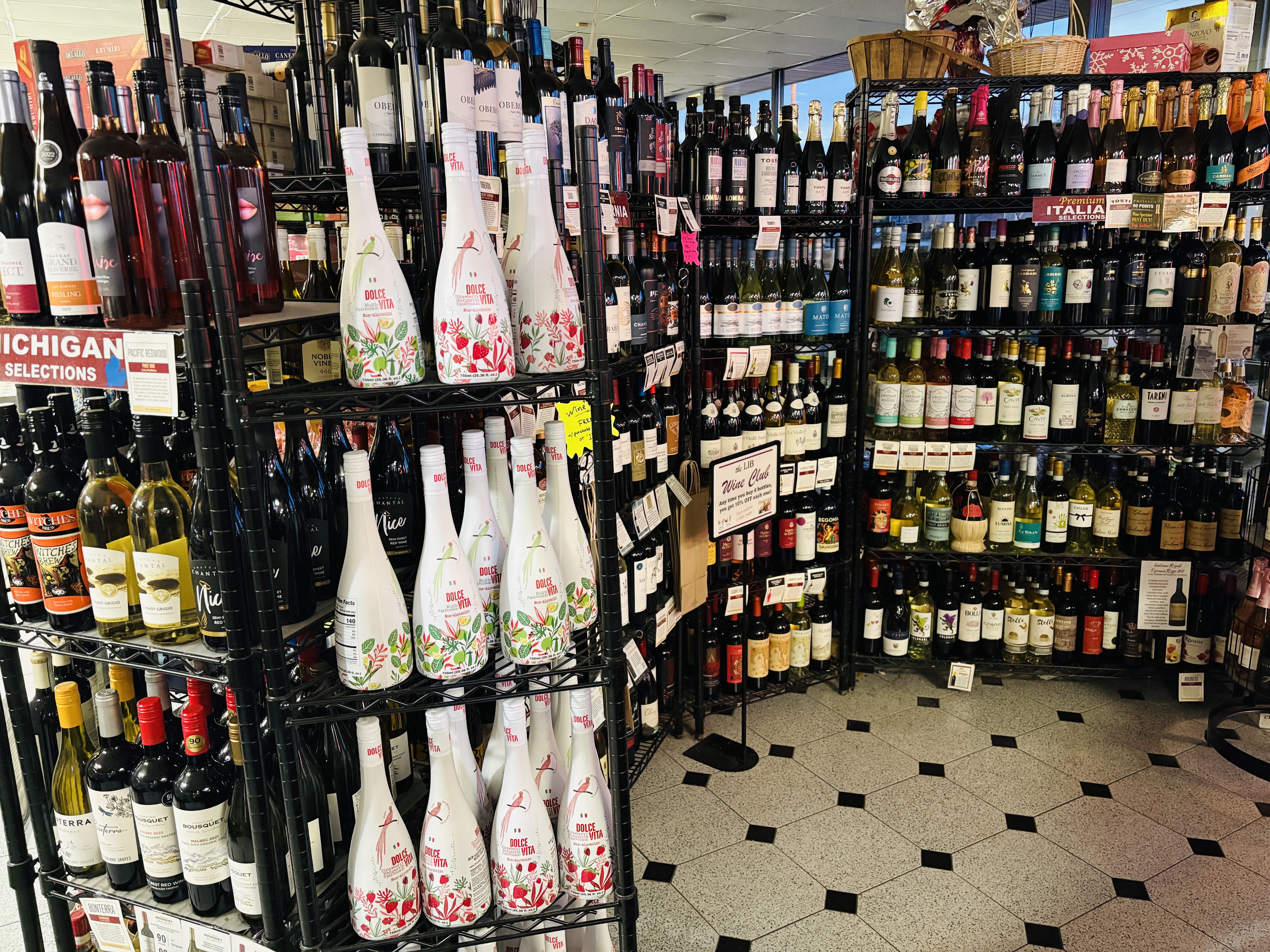 Wines imported and domestic