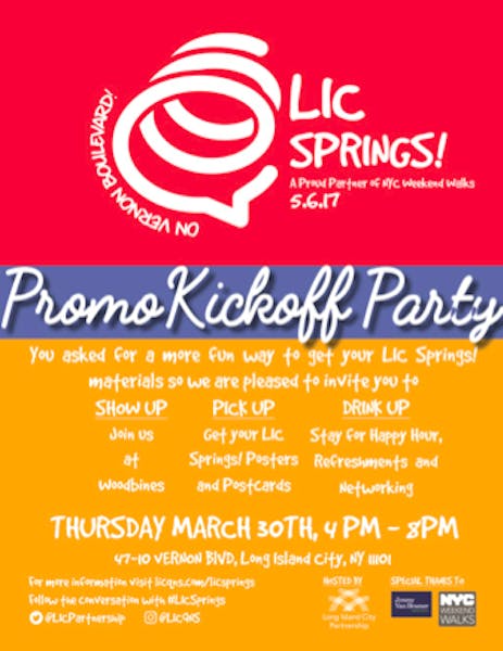 LIC Springs Kickoff Party at Woodbines Woodbines Craft Kitchen