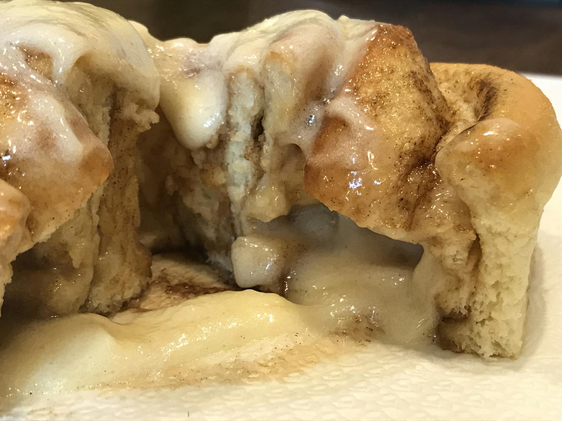 Cinnamon Bun Close up