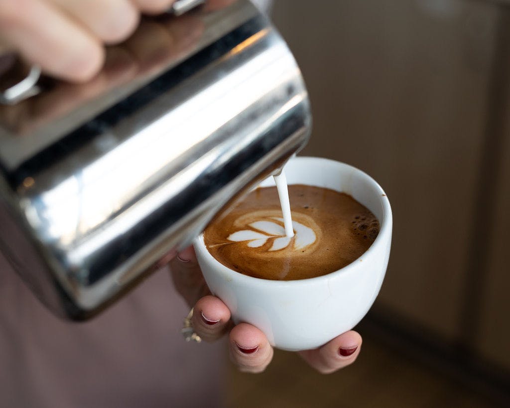 a cup of coffee