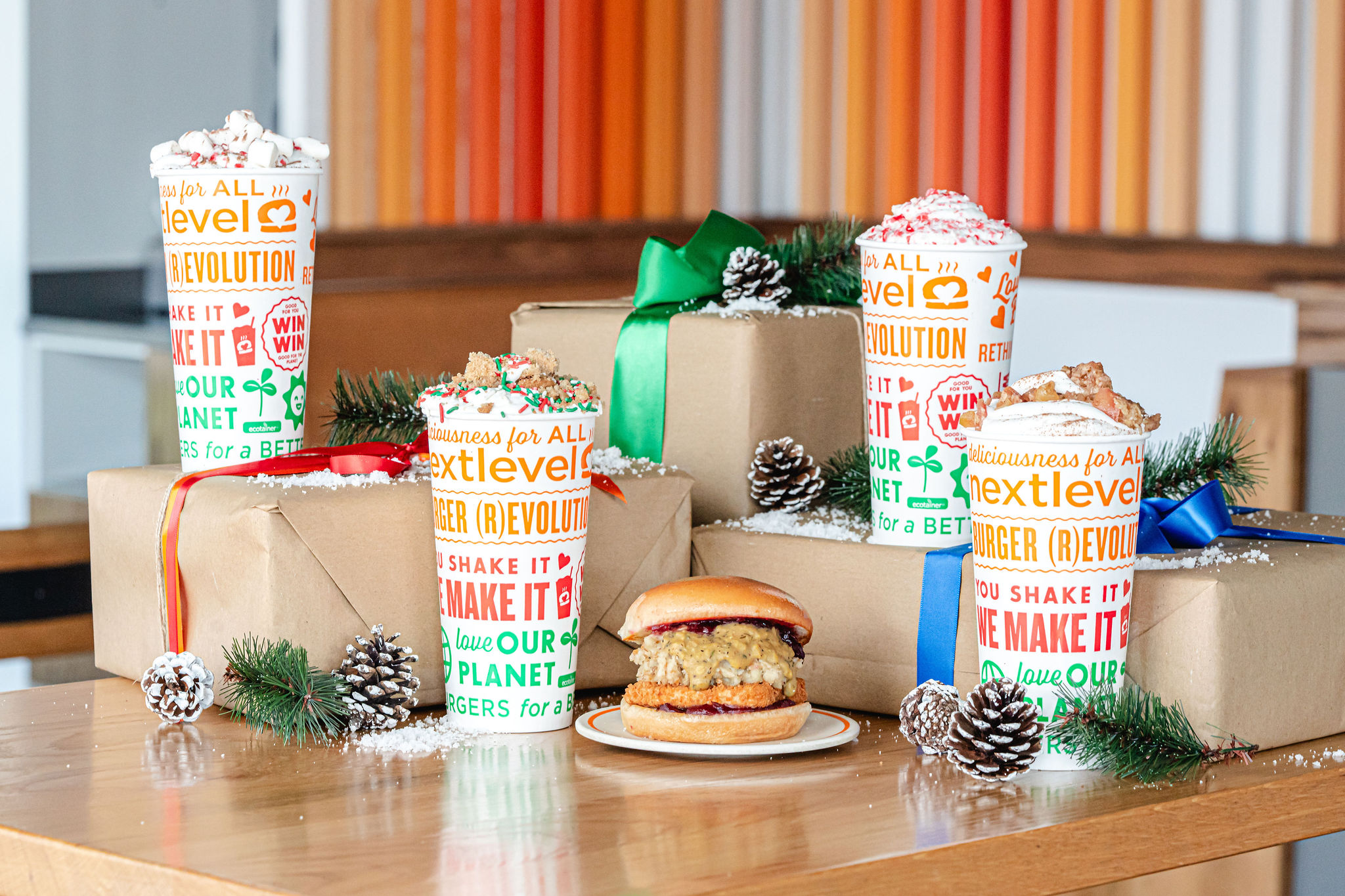 a plate of food on a table