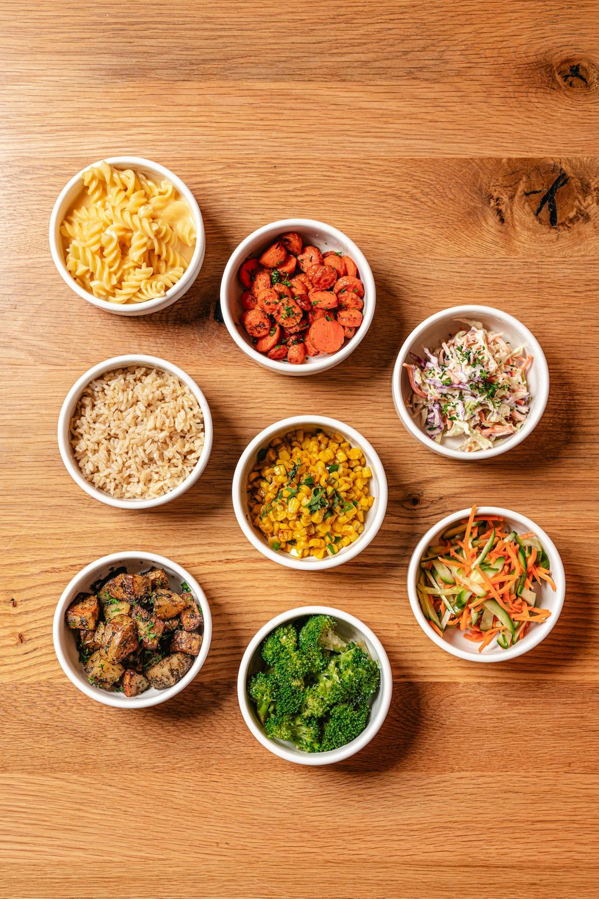 a plate of food on a table