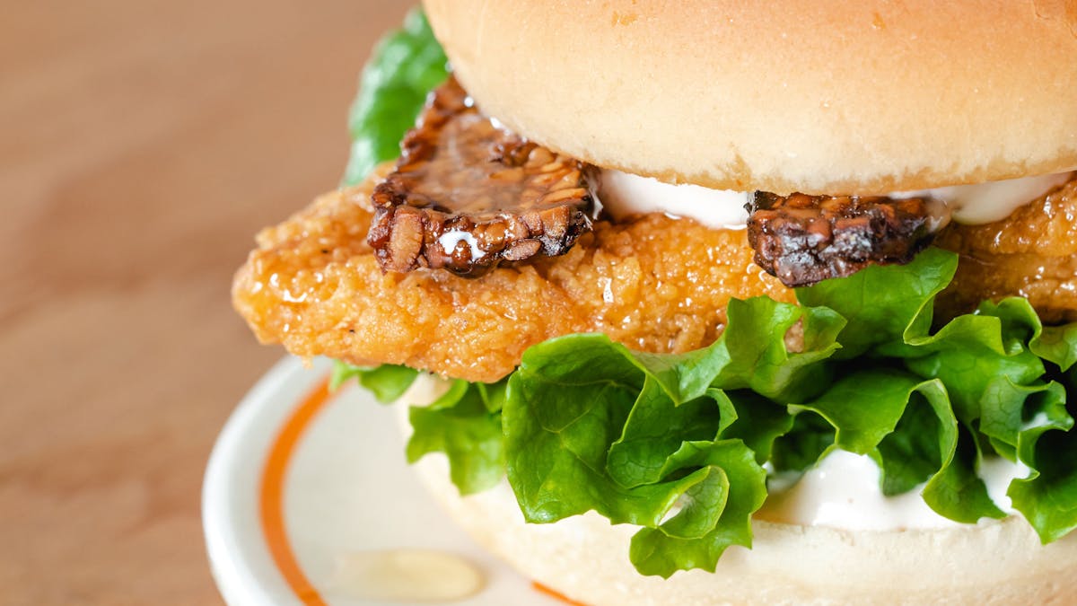 Truffle Honey Chik'n Burger