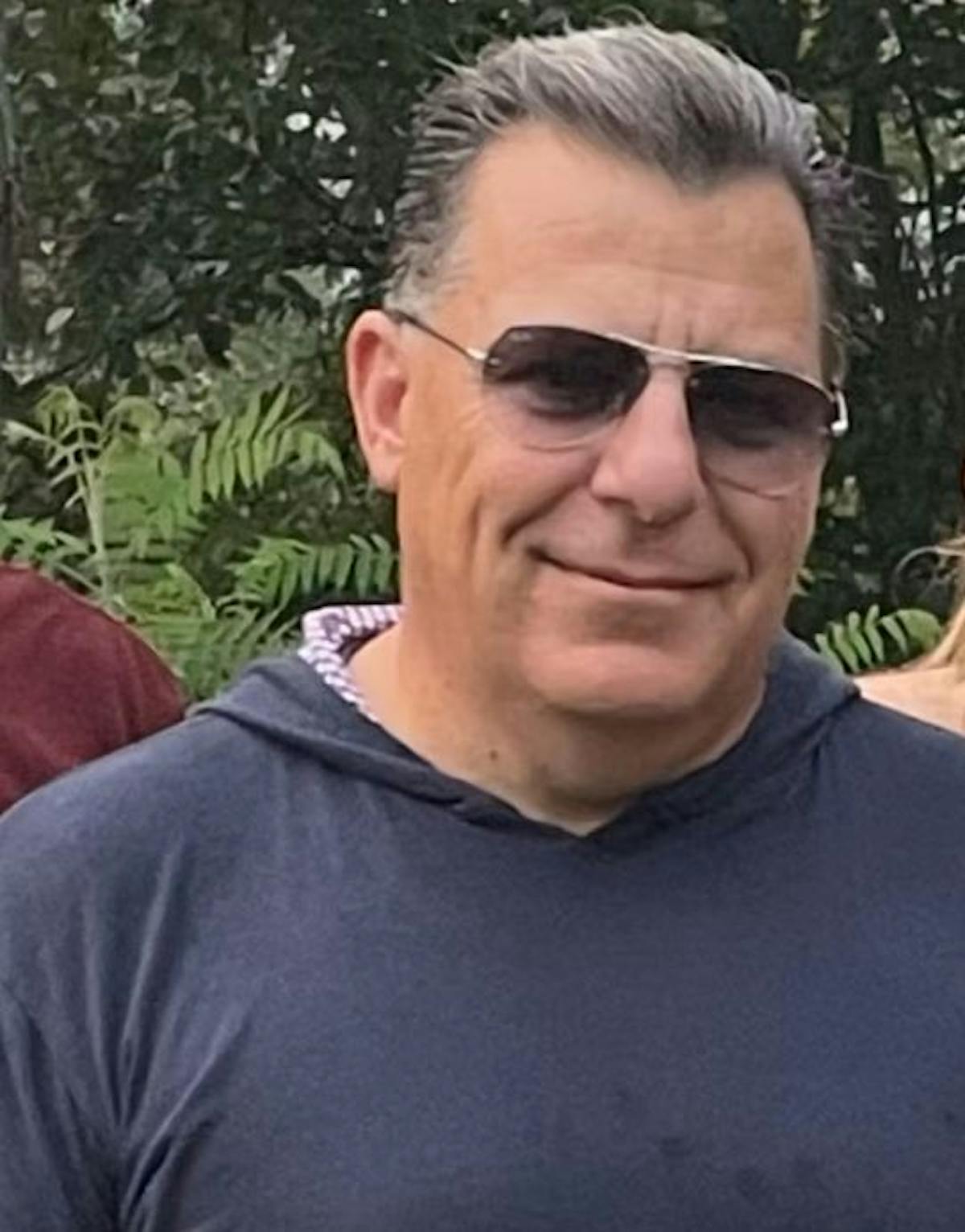 a man wearing glasses