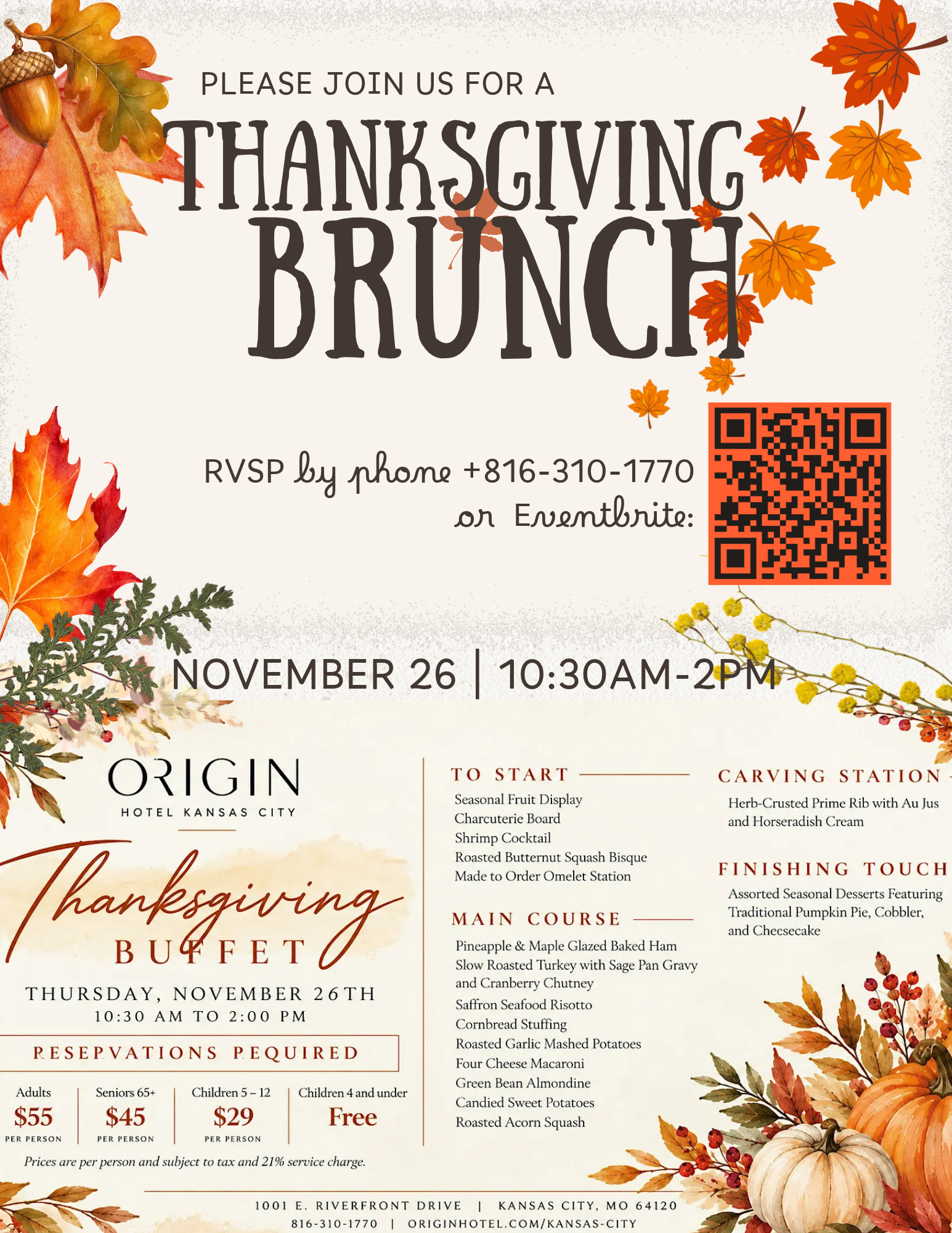 Thanksgiving Brunch | Show Pony | American Restaurant in Kansas City, MO
