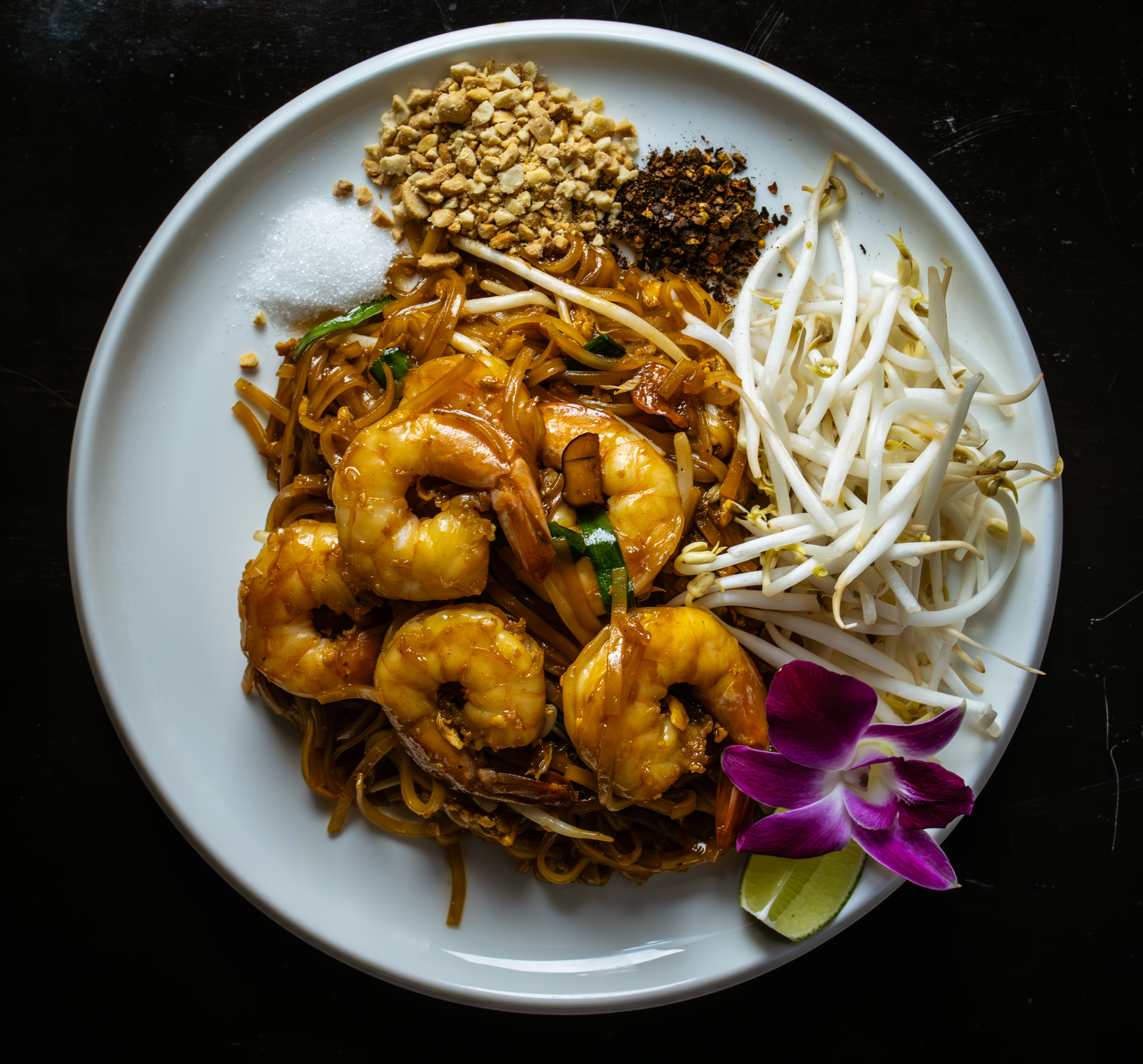 a box filled with different types of food on a table