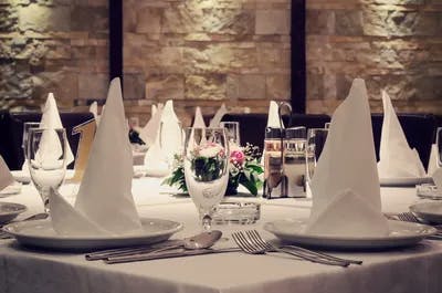 a dining table