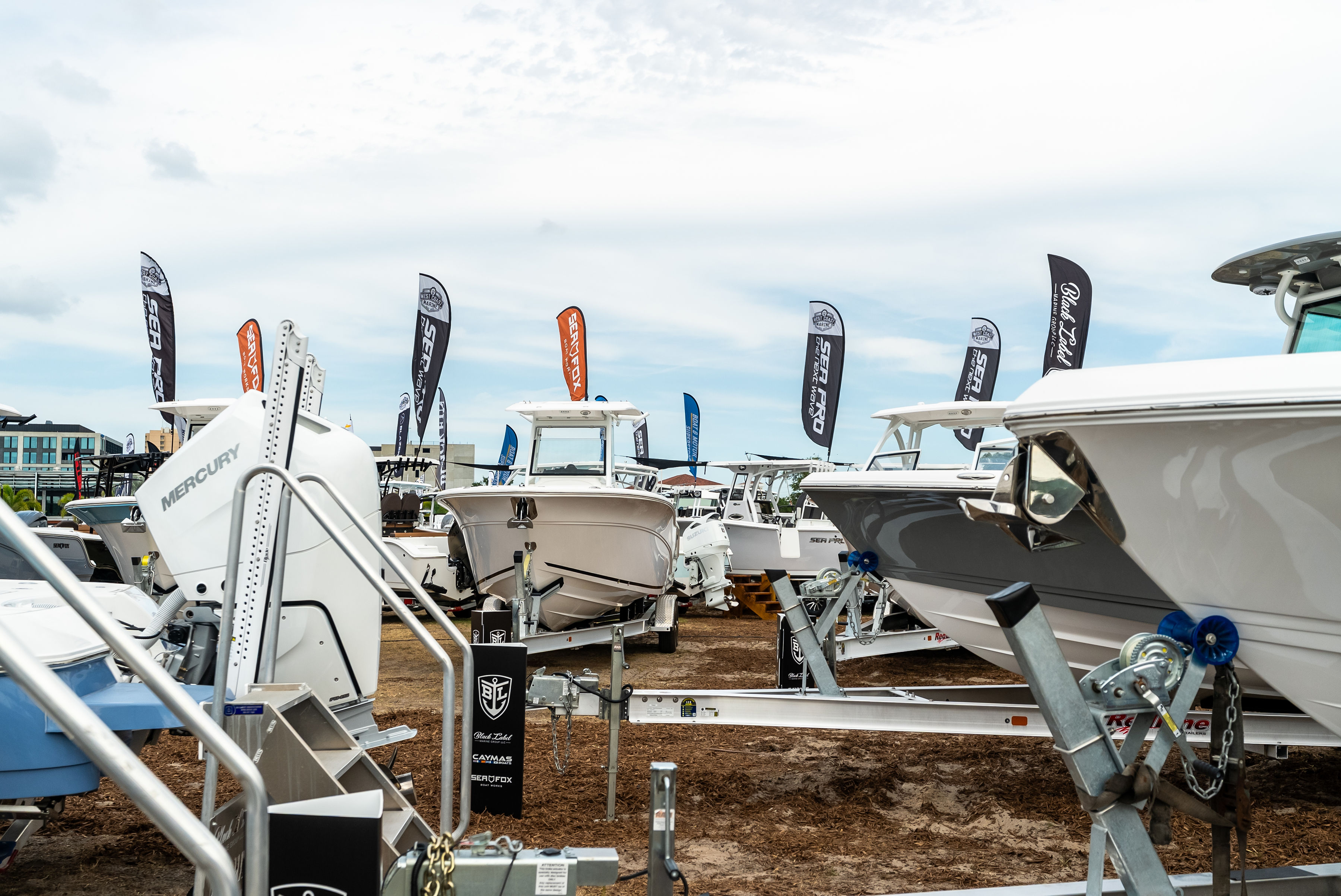 boats parked on a boat