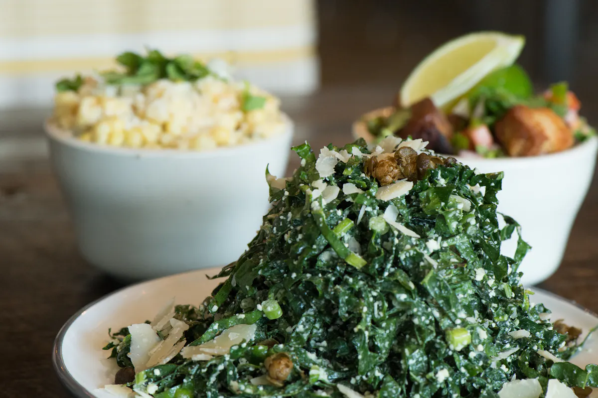 a close up of food
