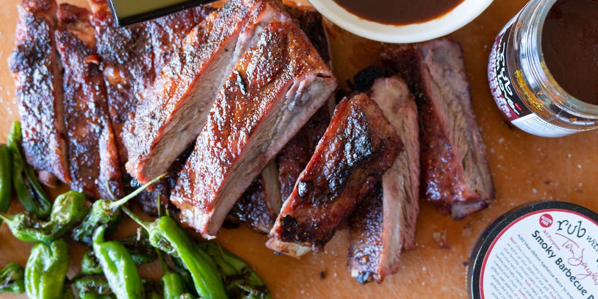 Pork Spare Pre Cooked Ribs On Traeger Smoked Ribs Recipe Pellet