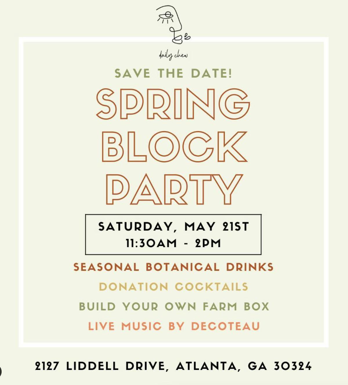 daily chew spring block party