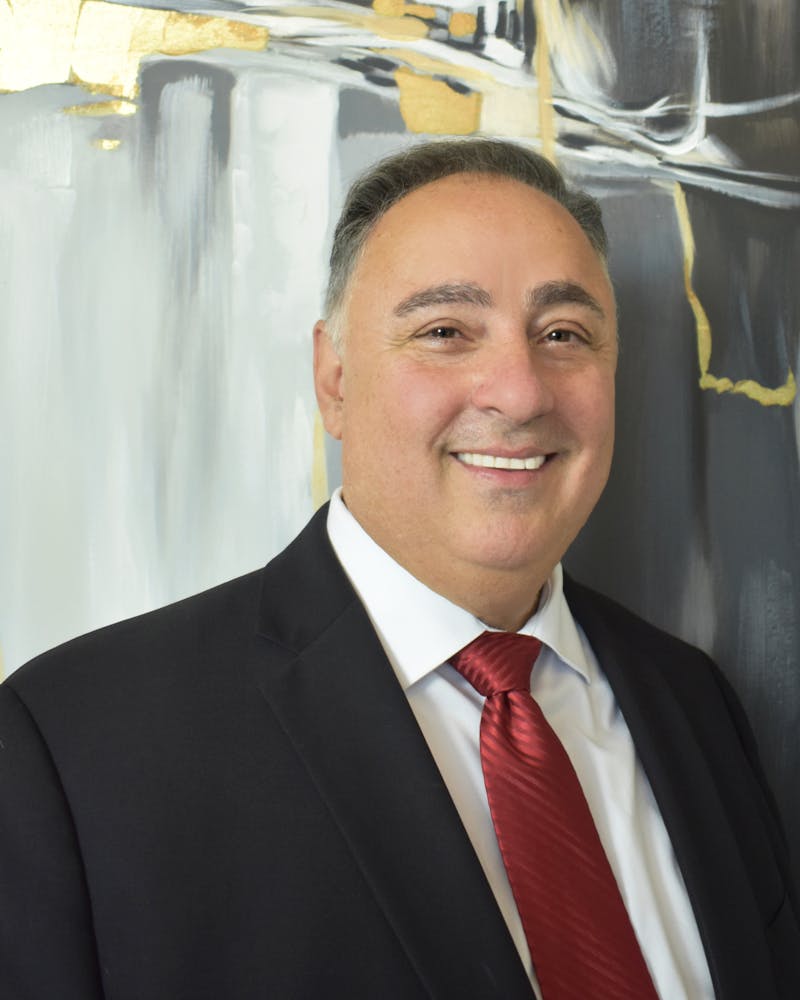 a man wearing a suit and tie