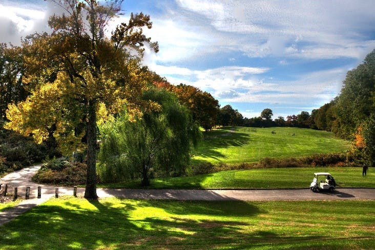 an outdoor area