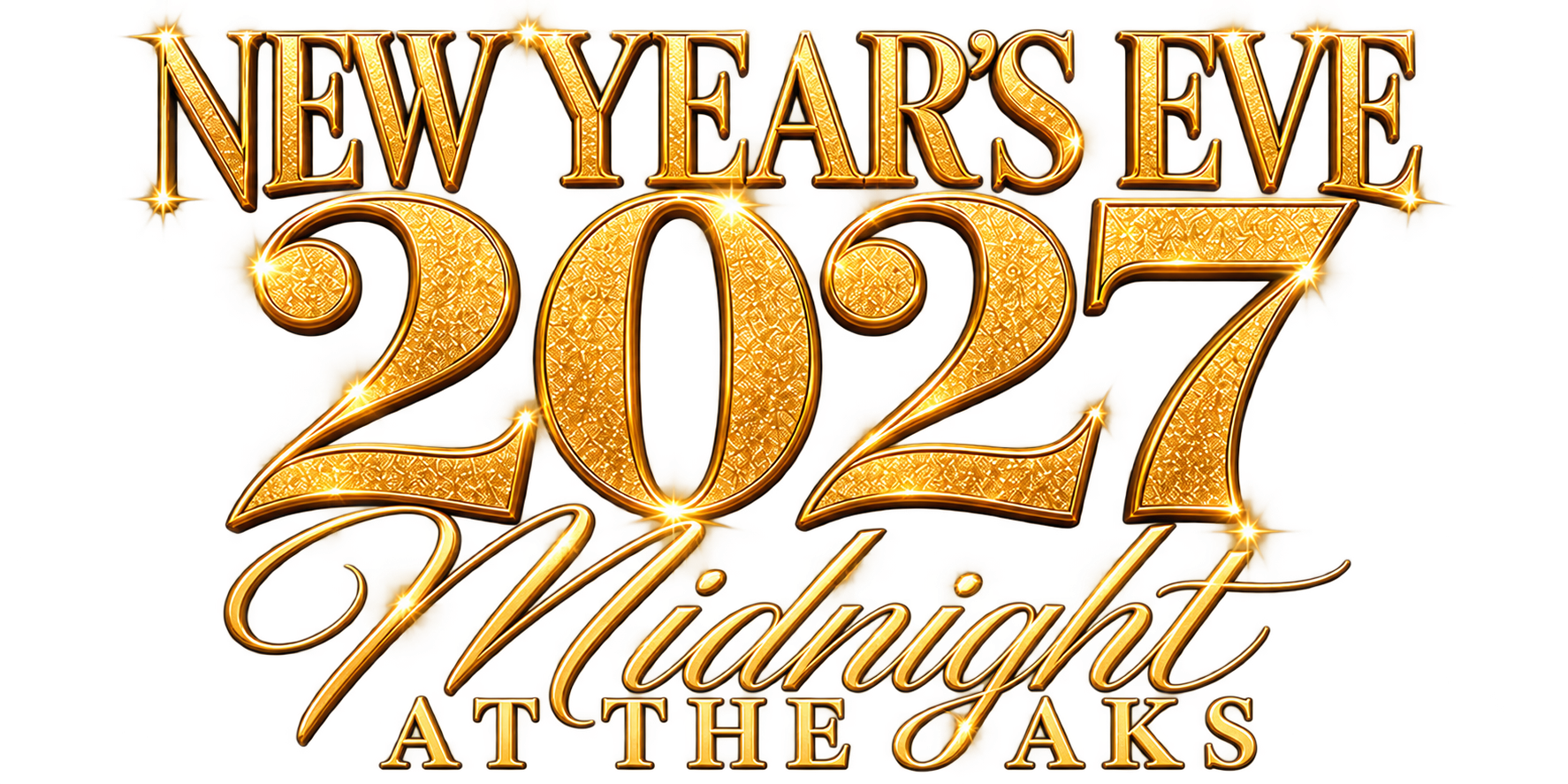 a gold text on a black background