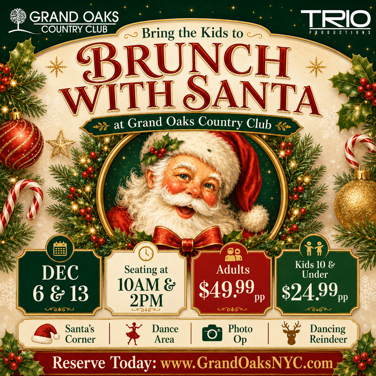 a advertisement for a holiday event