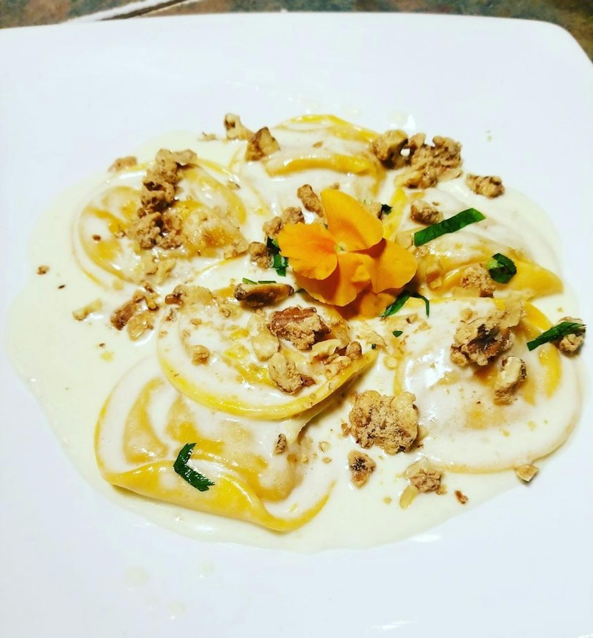 a plate of food