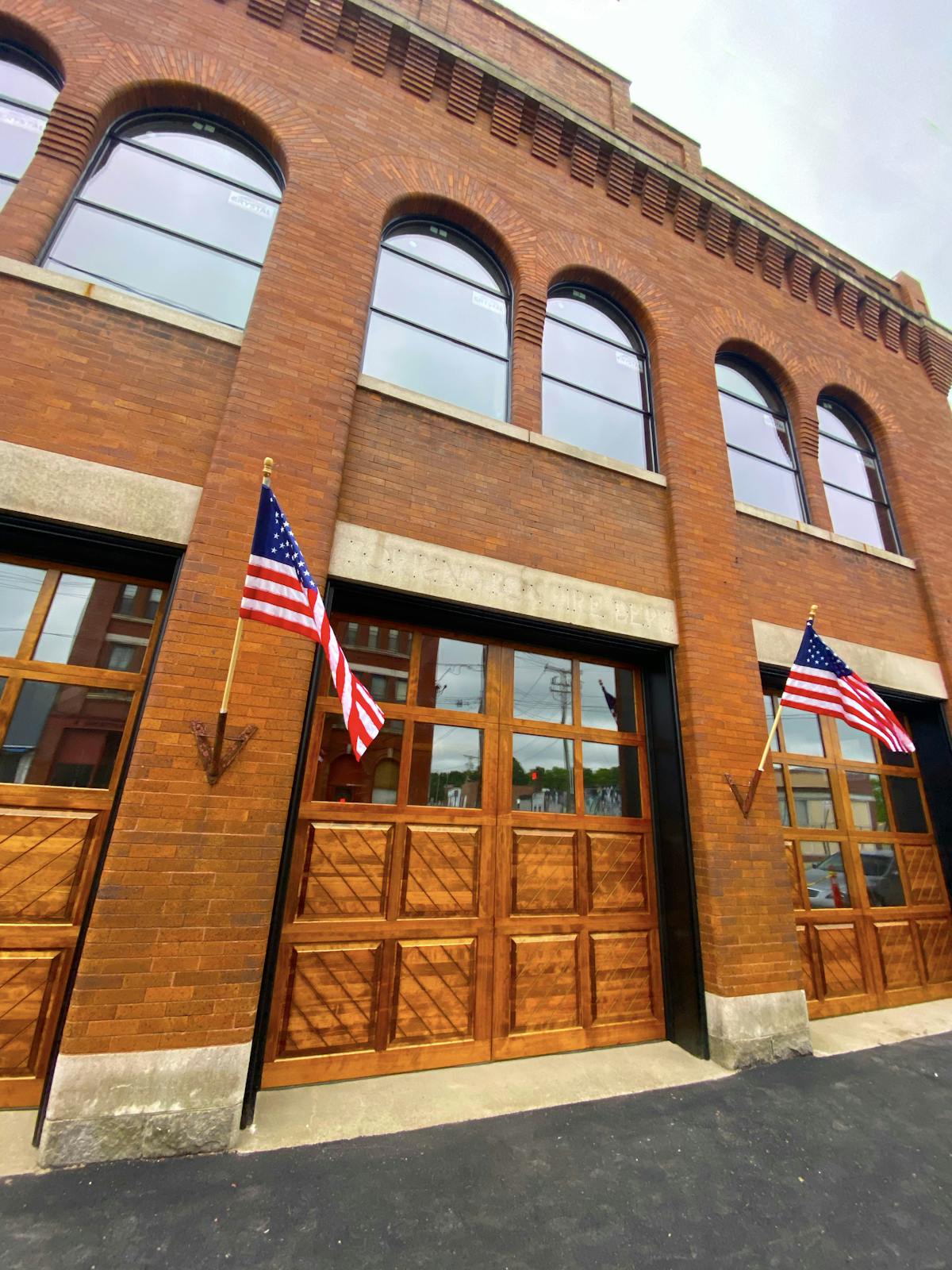 a large brick building