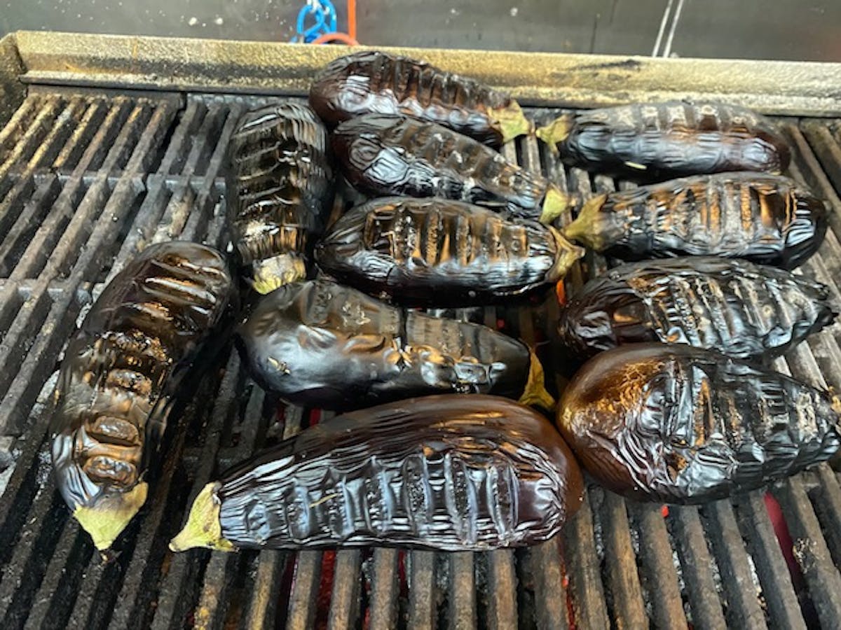 grilled eggplant