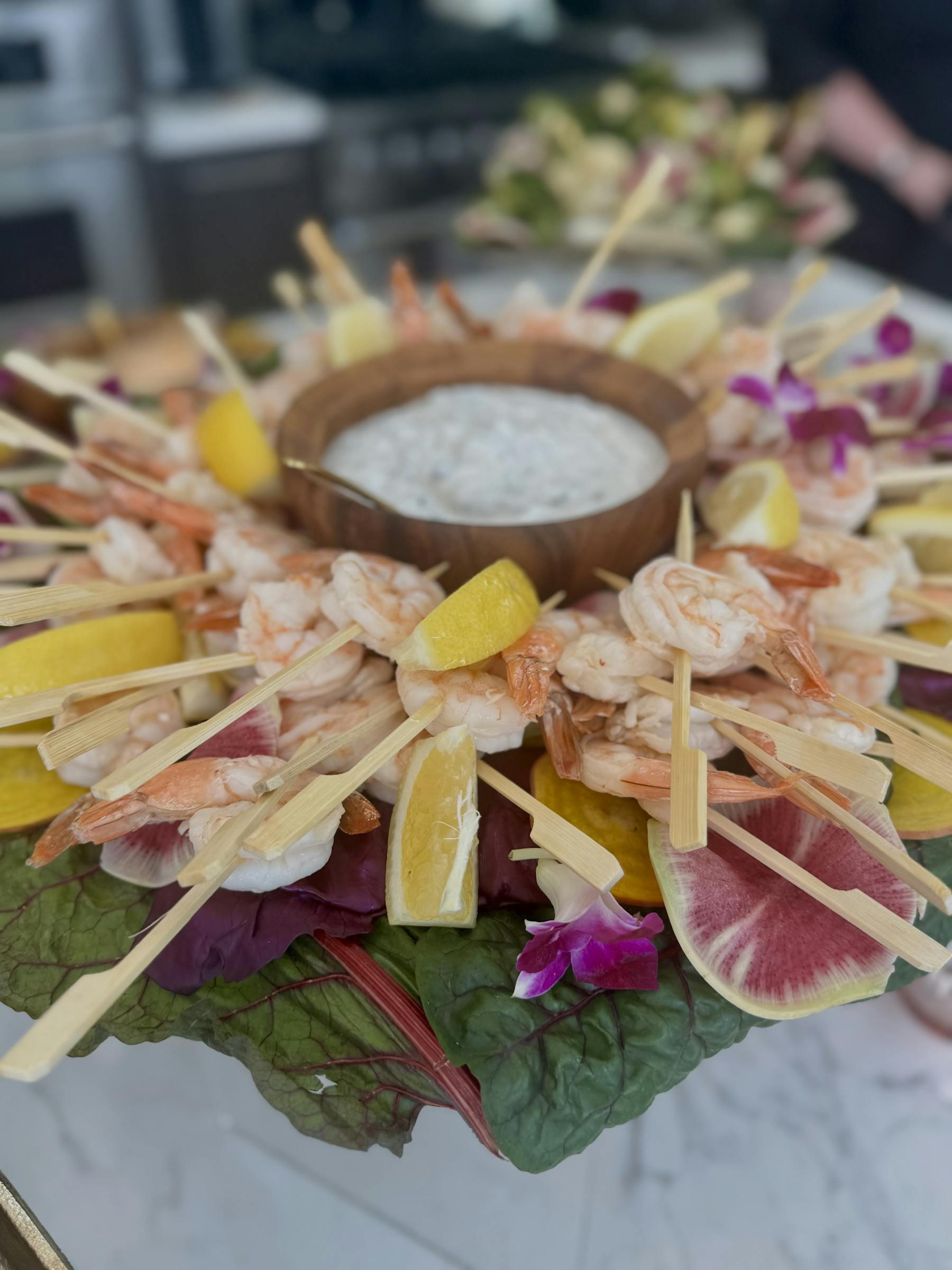 a close up of a plate of food
