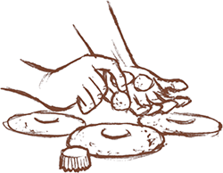 a close up of a flower