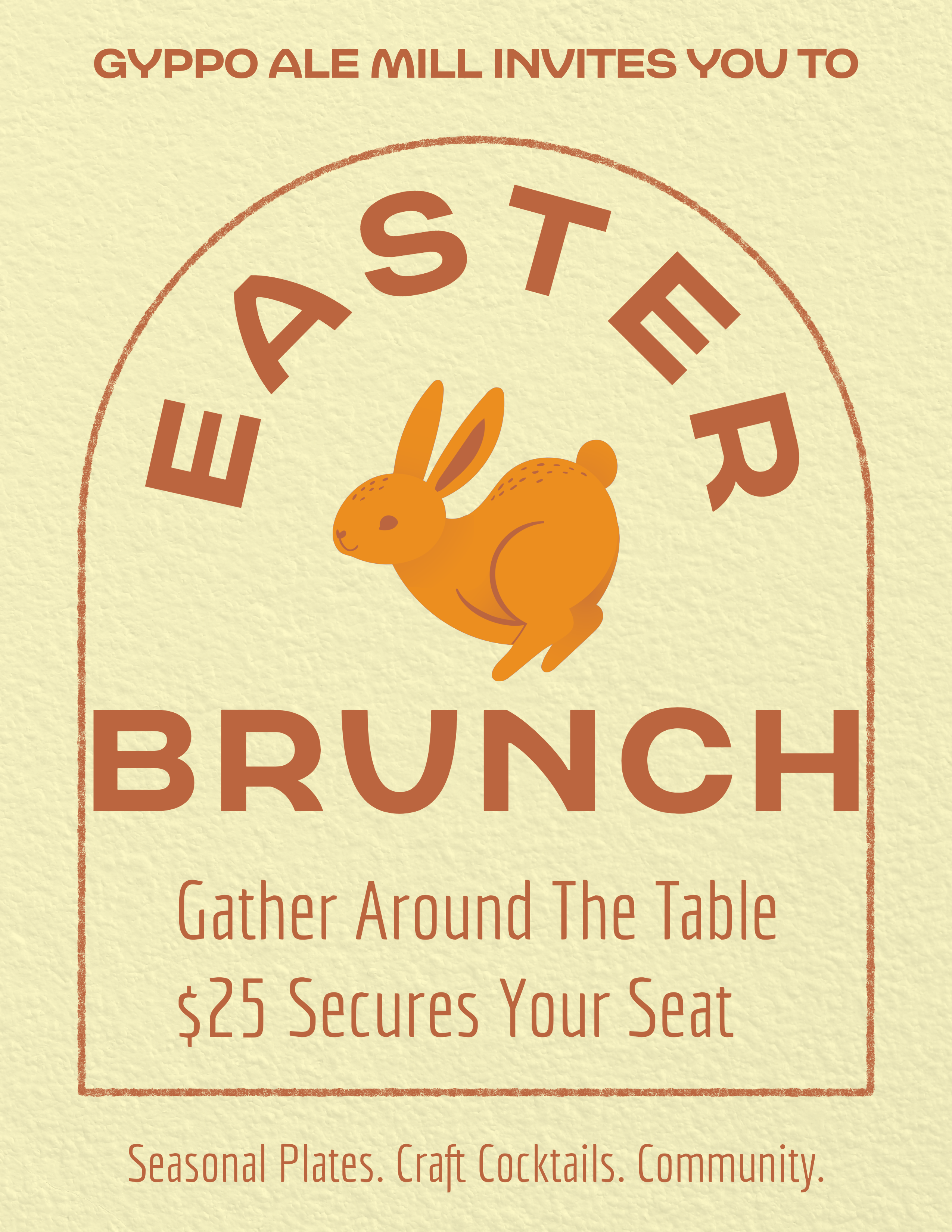 a yellow bunny with a white background