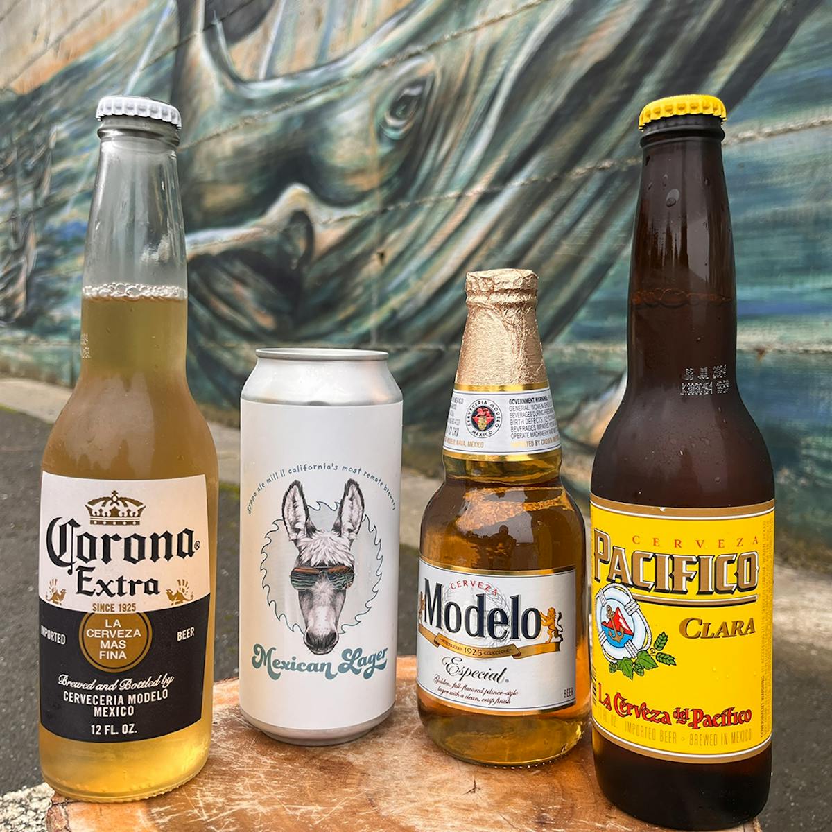 a bottle of beer