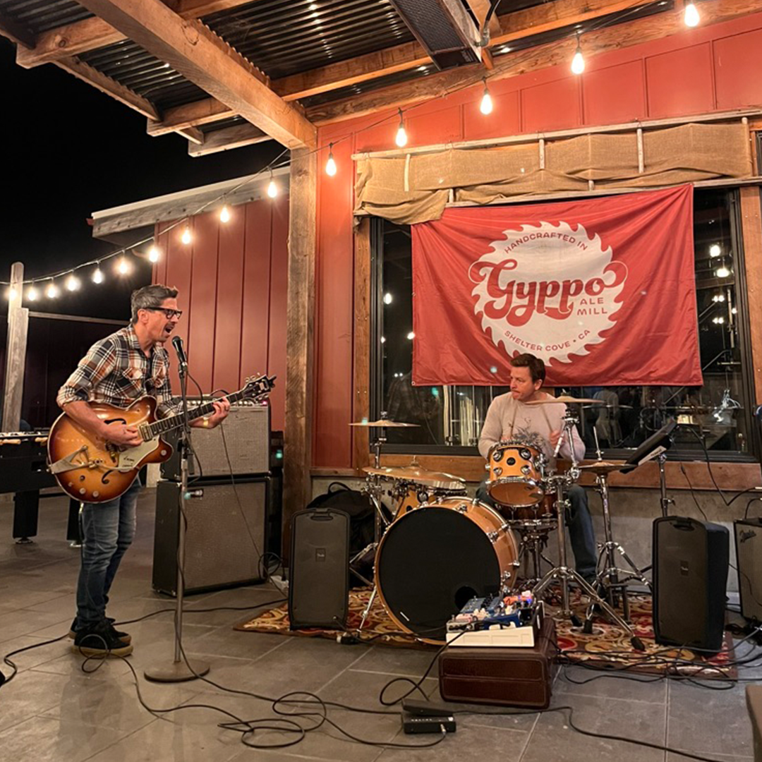 a person standing in front of a store