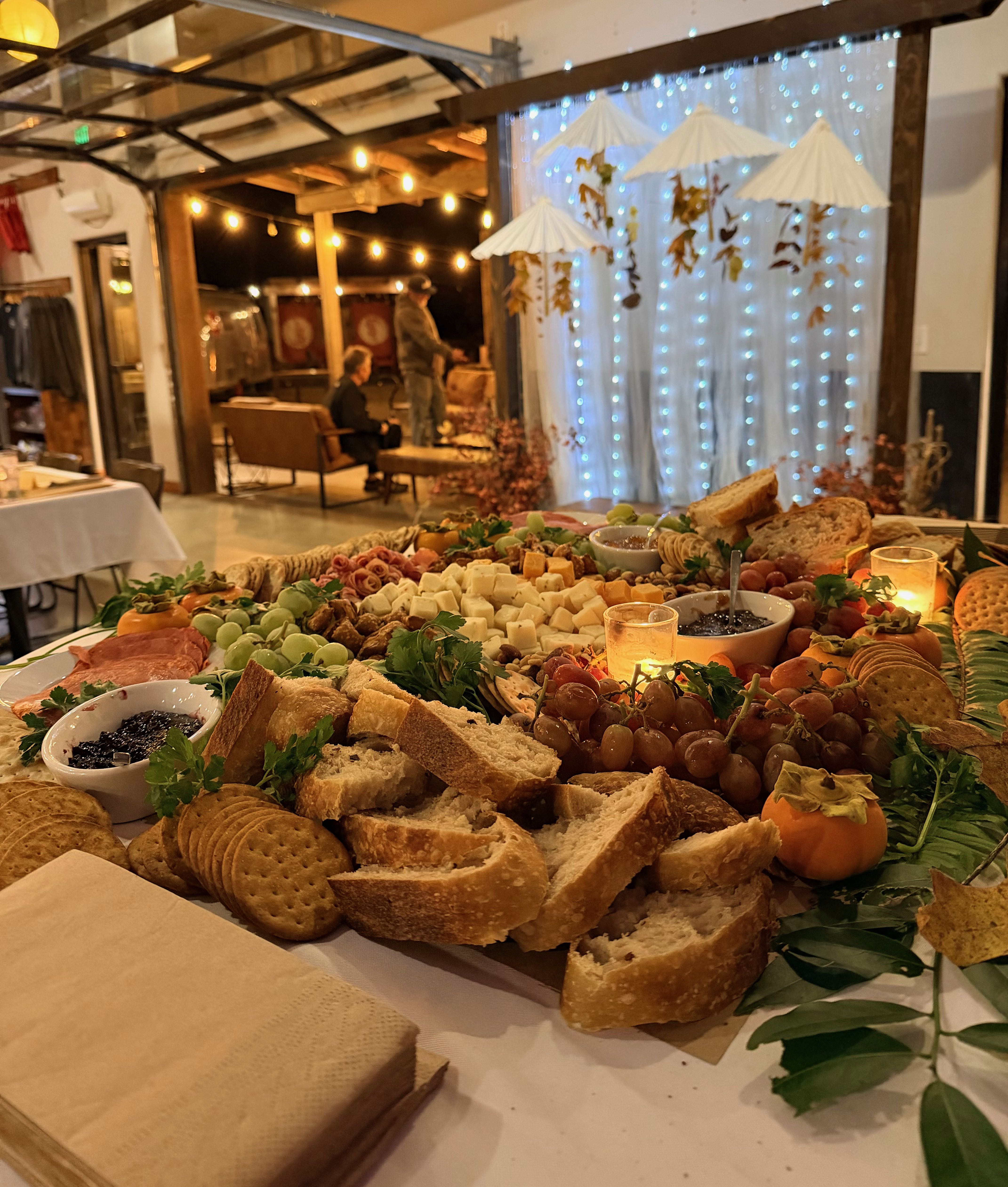 a store filled with lots of different types of food on a table
