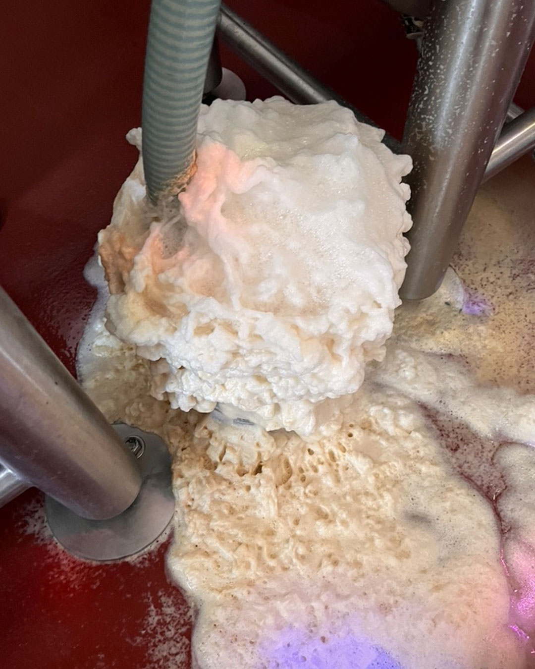 a close up of a piece of cake on a table