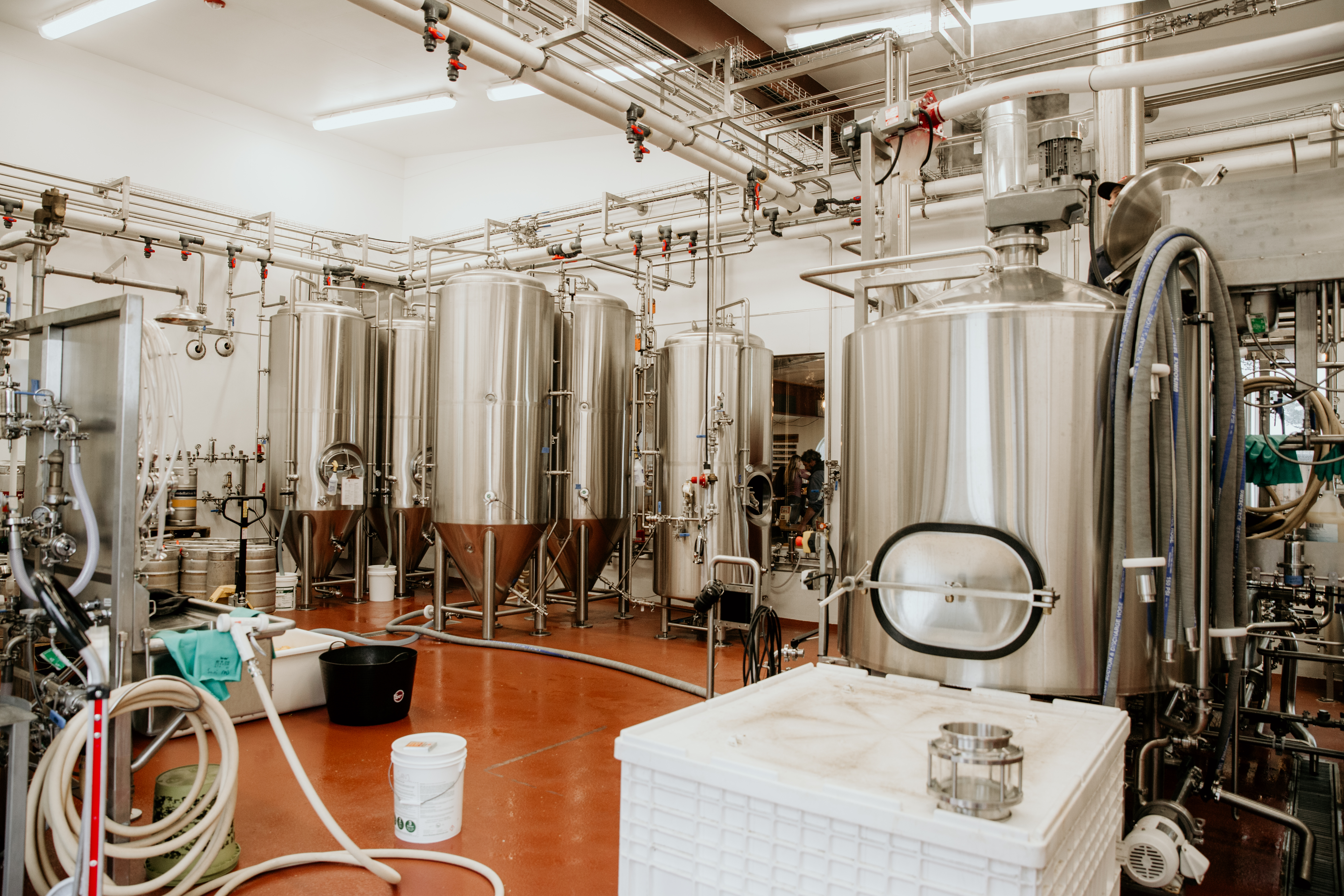 a man standing in a factory