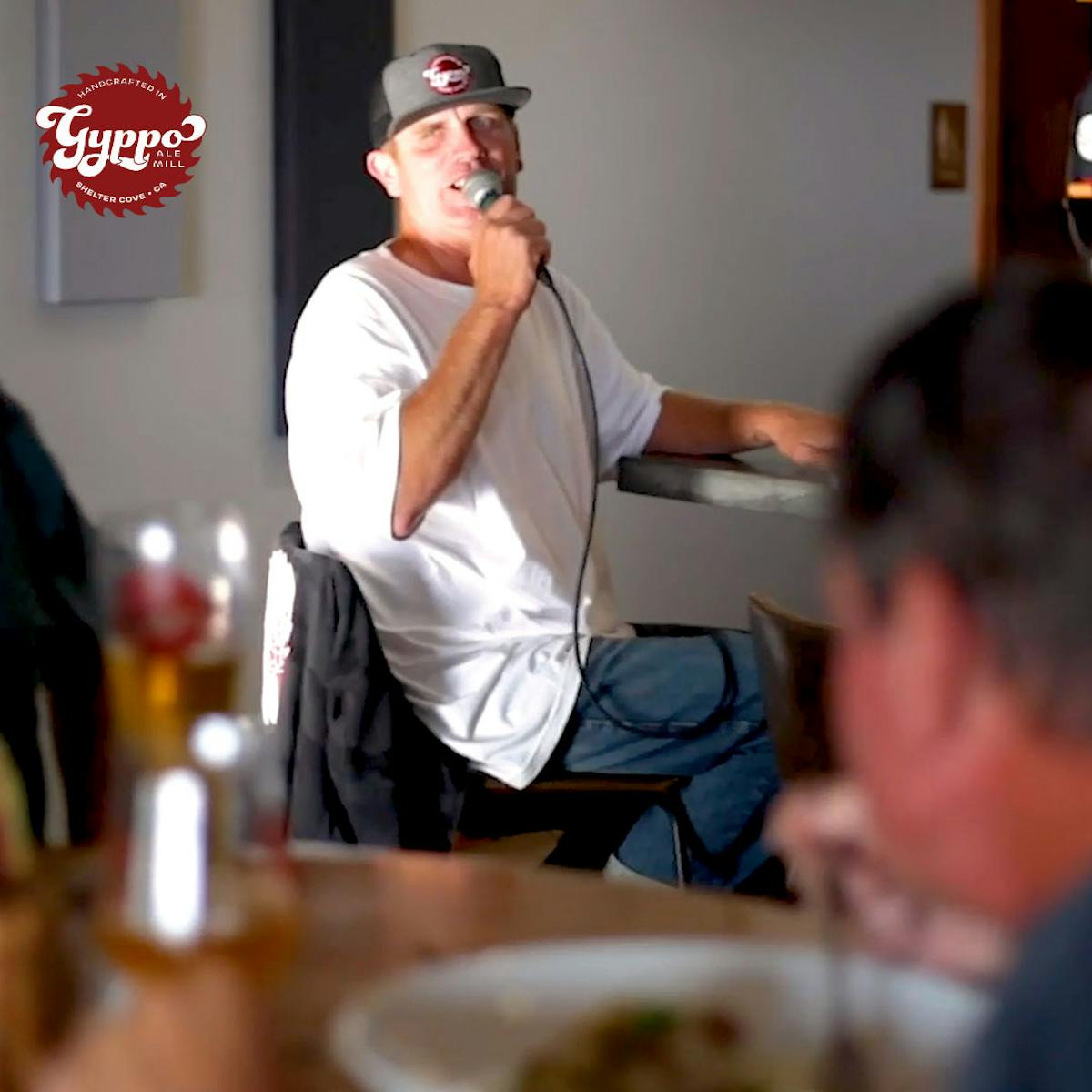 a man sitting at a table