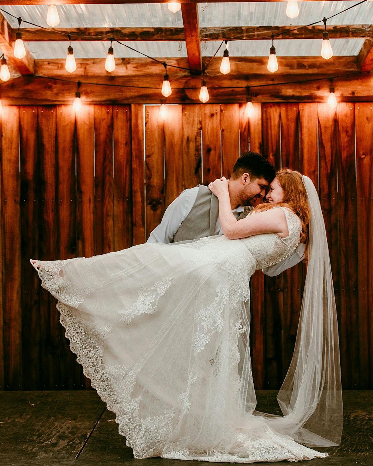 a person in a wedding dress