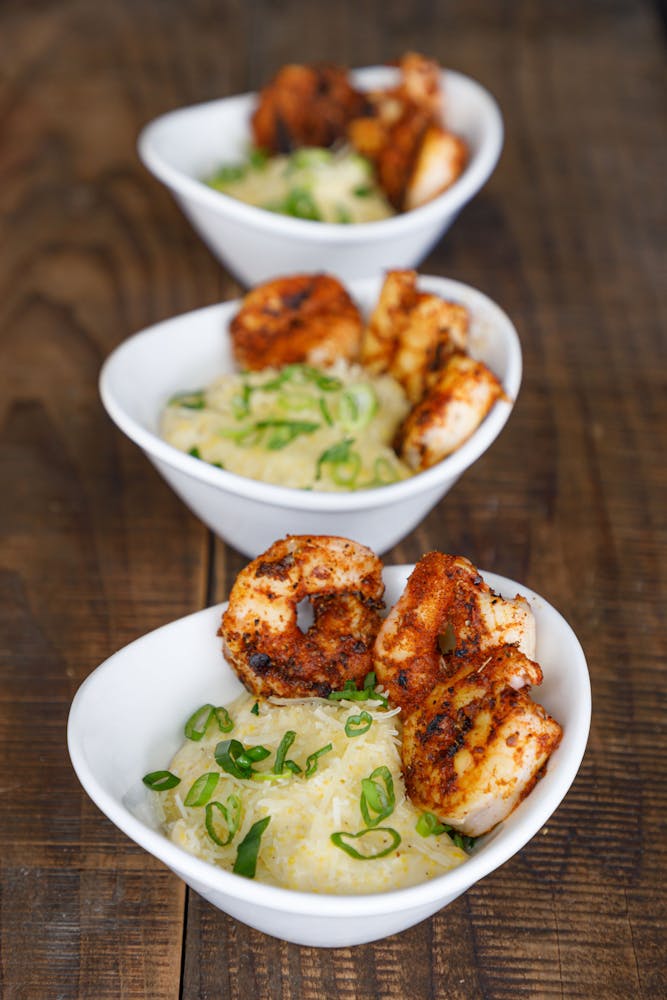 a bowl of food on a plate