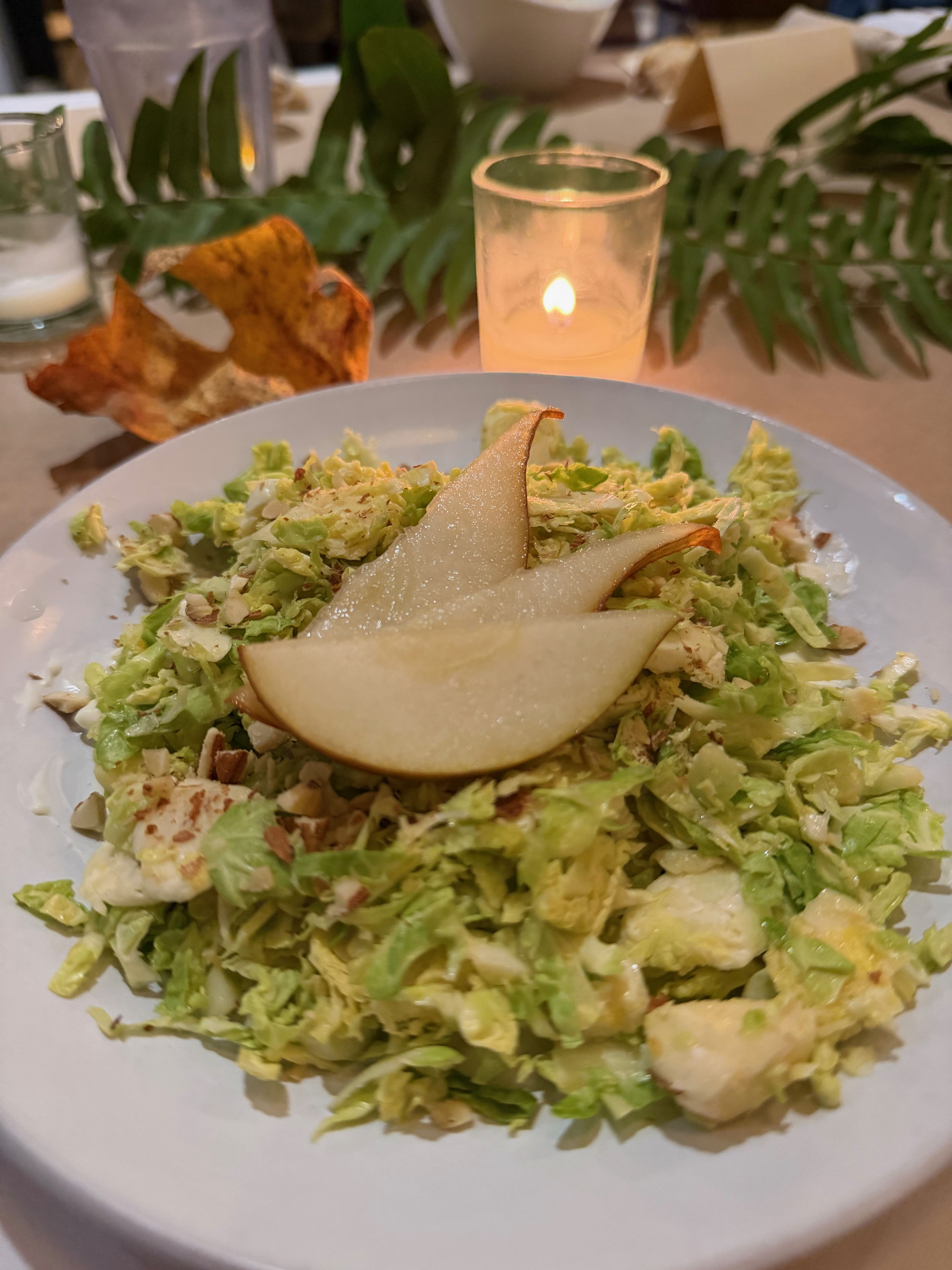 a plate of food on a table