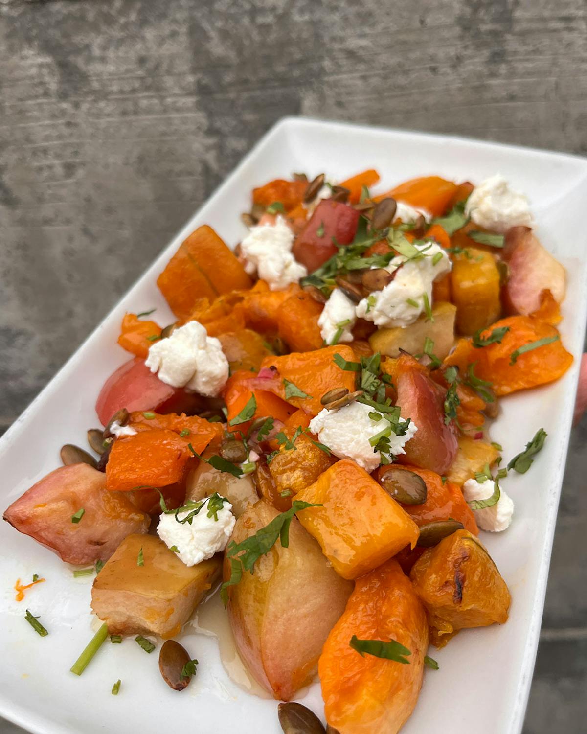 a plate of food