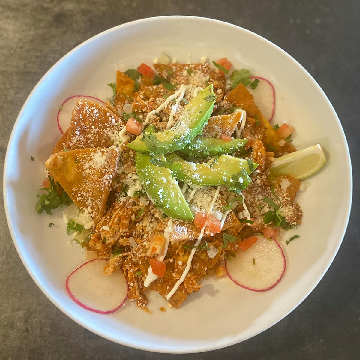 a plate of food with broccoli