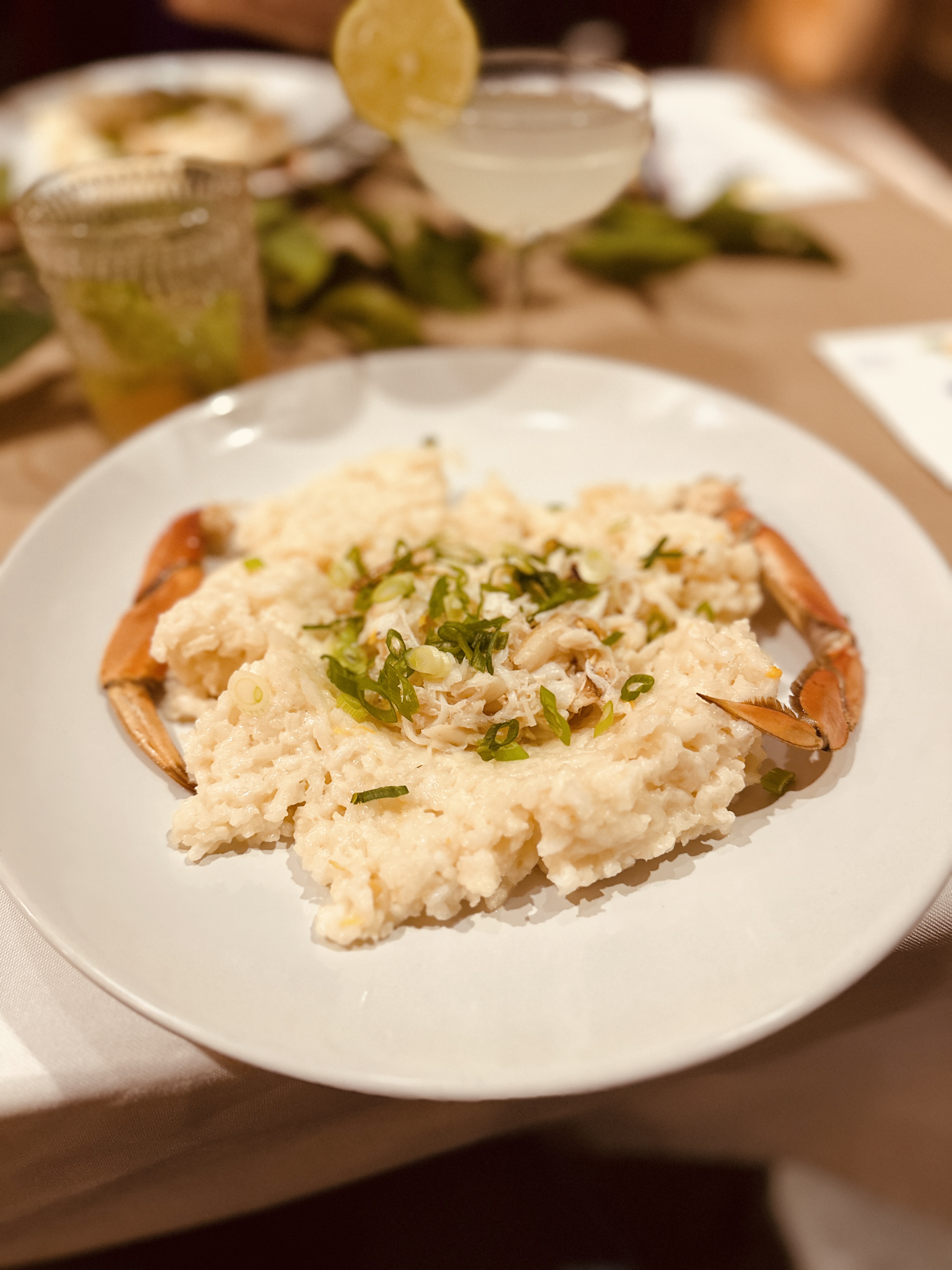 a plate of food on a table